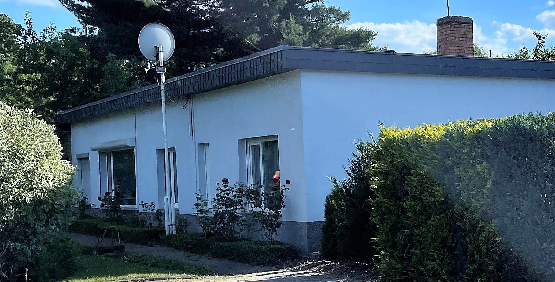 Ruhig, Grün und viel Platz auf einer Ebene