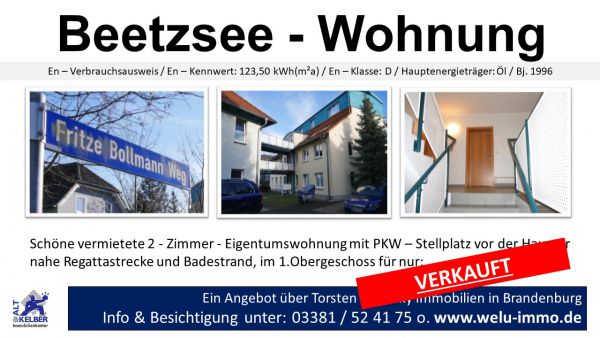 ETW BOllmann  verkauft ETW BOllmann  verkauft