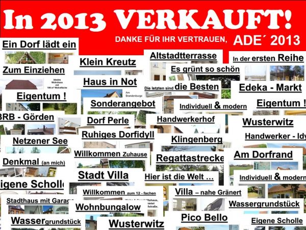 VERKAUFT 2013 VERKAUFT 2013