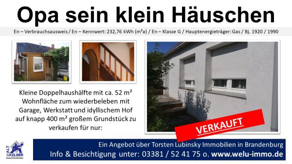 DHH Michelsdorf MH  verkauft DHH Michelsdorf MH  verkauft