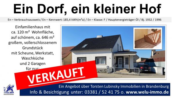 Einfamilienhaus in Pr  tzke MH  verkauft Einfamilienhaus in Pr  tzke MH  verkauft