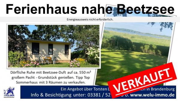 Ketz  r Sommerhaus  verkauft Ketz  r Sommerhaus  verkauft