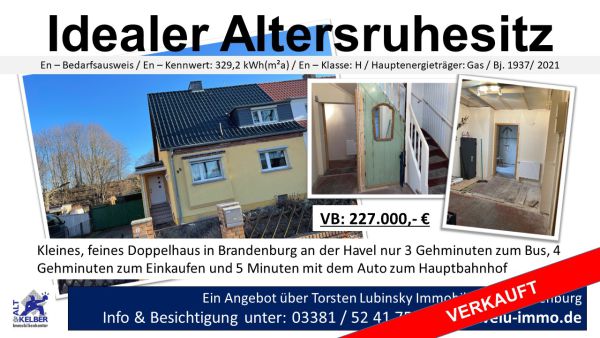 DHH in BRB  verkauft DHH in BRB  verkauft