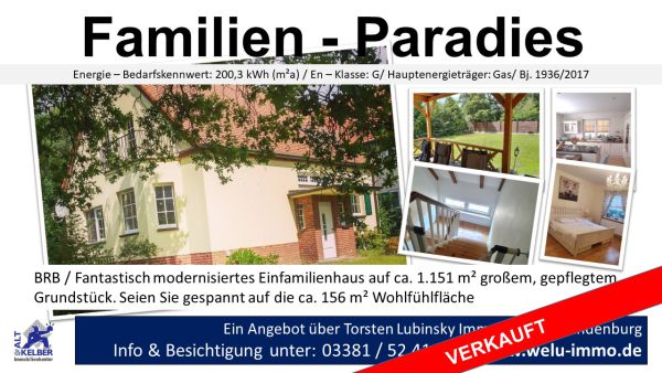 EFH BRB Plaue   VERKAUFT EFH BRB Plaue   VERKAUFT