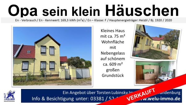 Opas haus TL Fohrde  VERKAUFT Opas haus TL Fohrde  VERKAUFT