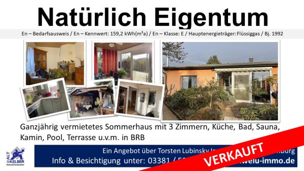 Sommerhaus  VERKAUFT  21.11.22 Sommerhaus  VERKAUFT  21.11.22