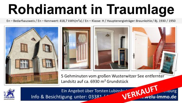 Villa Wusterwitz  verkauft  07.06.22 Villa Wusterwitz  verkauft  07.06.22