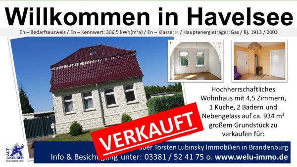 haus in Havelsee TL  verkauft haus in Havelsee TL  verkauft