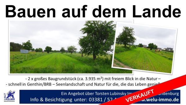 Baugrundst  ck Kade Flyer  verkauft Baugrundst  ck Kade Flyer  verkauft