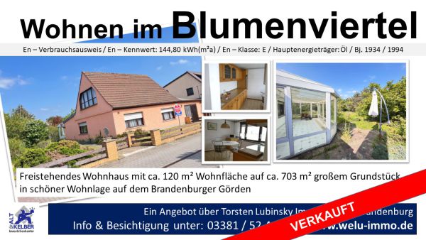 EFH Blumenviertel1  verkauft EFH Blumenviertel1  verkauft