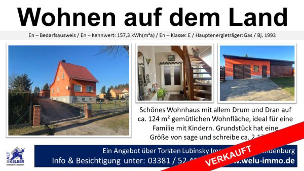 EFH Brielow  verkauft EFH Brielow  verkauft