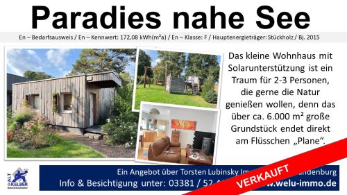 Kleines wohnhaus mit Solarunterst  tzung libellenweg 21 HL  verkauft