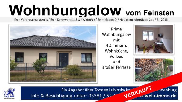 Wohnbungalow SH  verkauft  29.09.23 Wohnbungalow SH  verkauft  29.09.23
