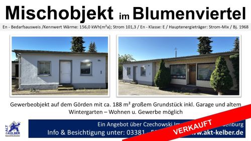 gewerbeobjekt blumenviertel  verkauft .10.26