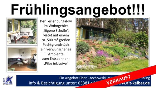 verkauft   charmanter ferienbungalow